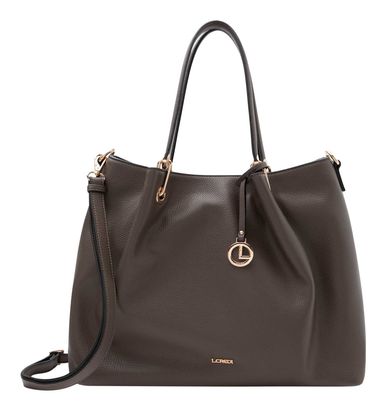 L.CREDI Ebony Shopper Dark Taupe