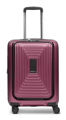 REDOLZ Essentials 14 Trolley ( Exp. With Front Pocket ) S+ Aubergine Metallic