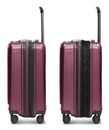 REDOLZ Essentials 14 Trolley ( Exp. With Front Pocket ) S+ Aubergine Metallic REDOLZ Essentials 14 Trolley ( Exp. With Front Pocket ) S+ Aubergine Metallic