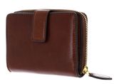 THE BRIDGE Frida Zip Around Wallet Marrone 14 / Oro THE BRIDGE Frida Zip Around Wallet Marrone 14 / Oro