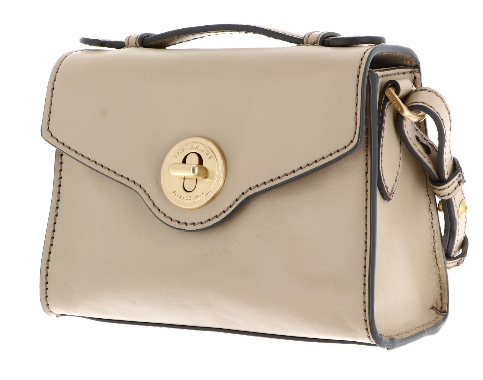 THE BRIDGE Irene Crossbody Bag XS Butter / Oro THE BRIDGE Irene Crossbody Bag XS Butter / Oro