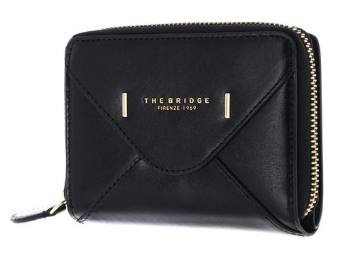 THE BRIDGE Frida Zip Around Wallet Nero / Oro