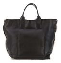 abro Leather Shearling Reversible Shopper Raquel L Dark Brown / White