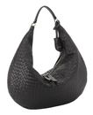 abro Leather Piuma Weaving Hobo Bag Nana Dark Brown