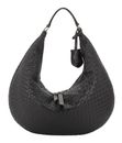 abro Leather Piuma Weaving Hobo Bag Nana Dark Brown