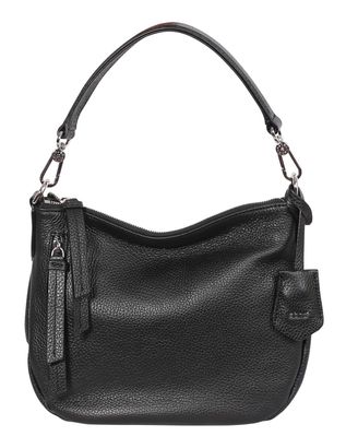 abro Leather Adria Hobo Bag Juna XS Black / Nickel
