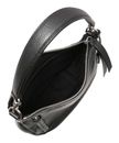 abro Leather Adria Hobo Bag Juna XS Black / Nickel