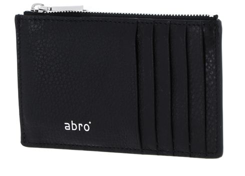 abro Leather Dalia Wallet Black / Nickel