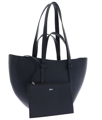 abro Leather Tekla Shopper Cosmo M Navy