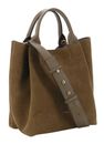 abro Leather Suede Essential Shopper Military abro Leather Suede Essential Shopper Military