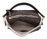 abro Leather Shearling Reversible Shoulder Bag Temi Dark Brown / White abro Leather Shearling Reversible Shoulder Bag Temi Dark Brown / White