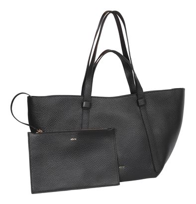abro Leather Tekla Shopper Cosmo Black / Gold