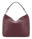abro Leather Dalia Hobo Bag Kaia Bordeaux