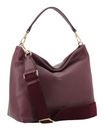 abro Leather Dalia Hobo Bag Kaia Bordeaux