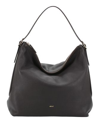 abro Leather Agave Hobo Bag Carina Dark Brown