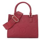 VALENTINO Samba Re Shopping Bag Rosso Scuro VALENTINO Samba Re Shopping Bag Rosso Scuro