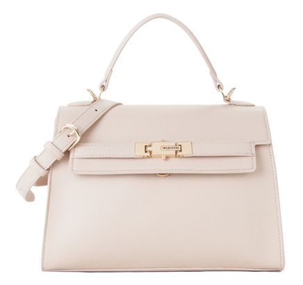VALENTINO Fae Re Satchel Bag Ecru