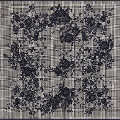 ROECKL Blooming Frame Scarf Black ROECKL Blooming Frame Scarf Black