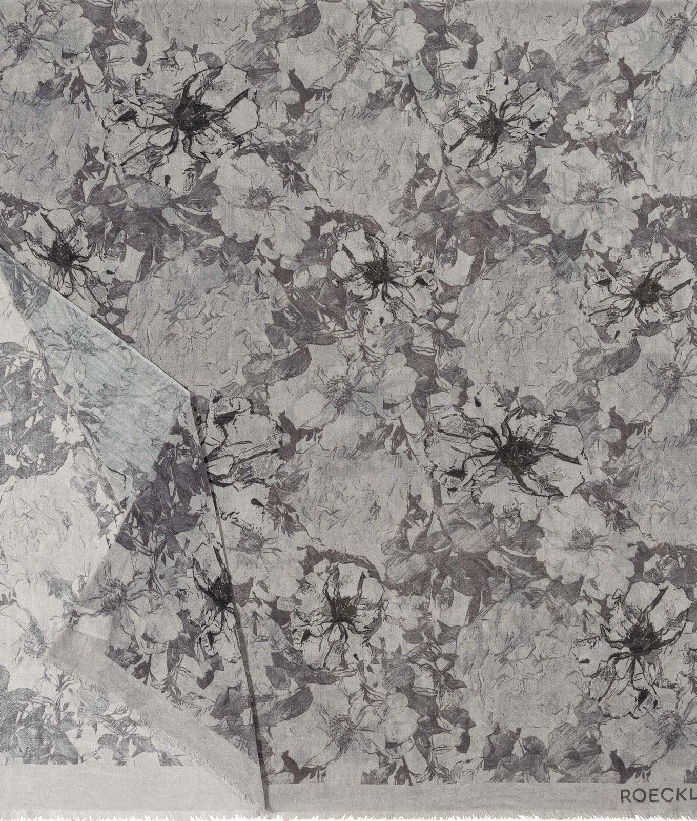 ROECKL Flower Wind Scarf Silvergrey ROECKL Flower Wind Scarf Silvergrey