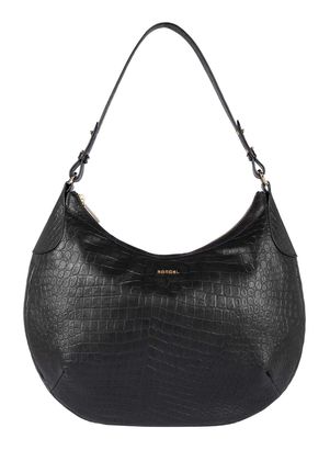 ROECKL Liberty Shoulderbag Croco M Black