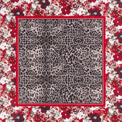 ROECKL Wild Gallery Scarf Multi Red