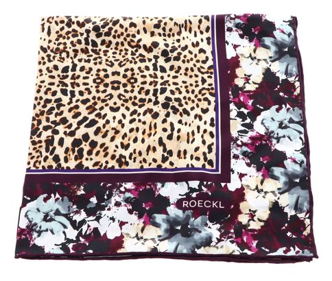 ROECKL Wild Gallery Scarf Multi Mulberry