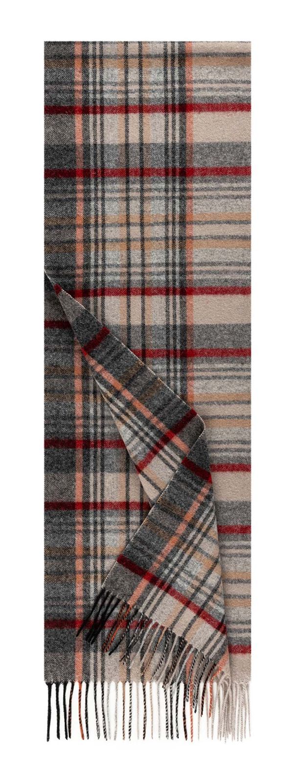 ROECKL Scottish Tartan Scarf Black Multi ROECKL Scottish Tartan Scarf Black Multi