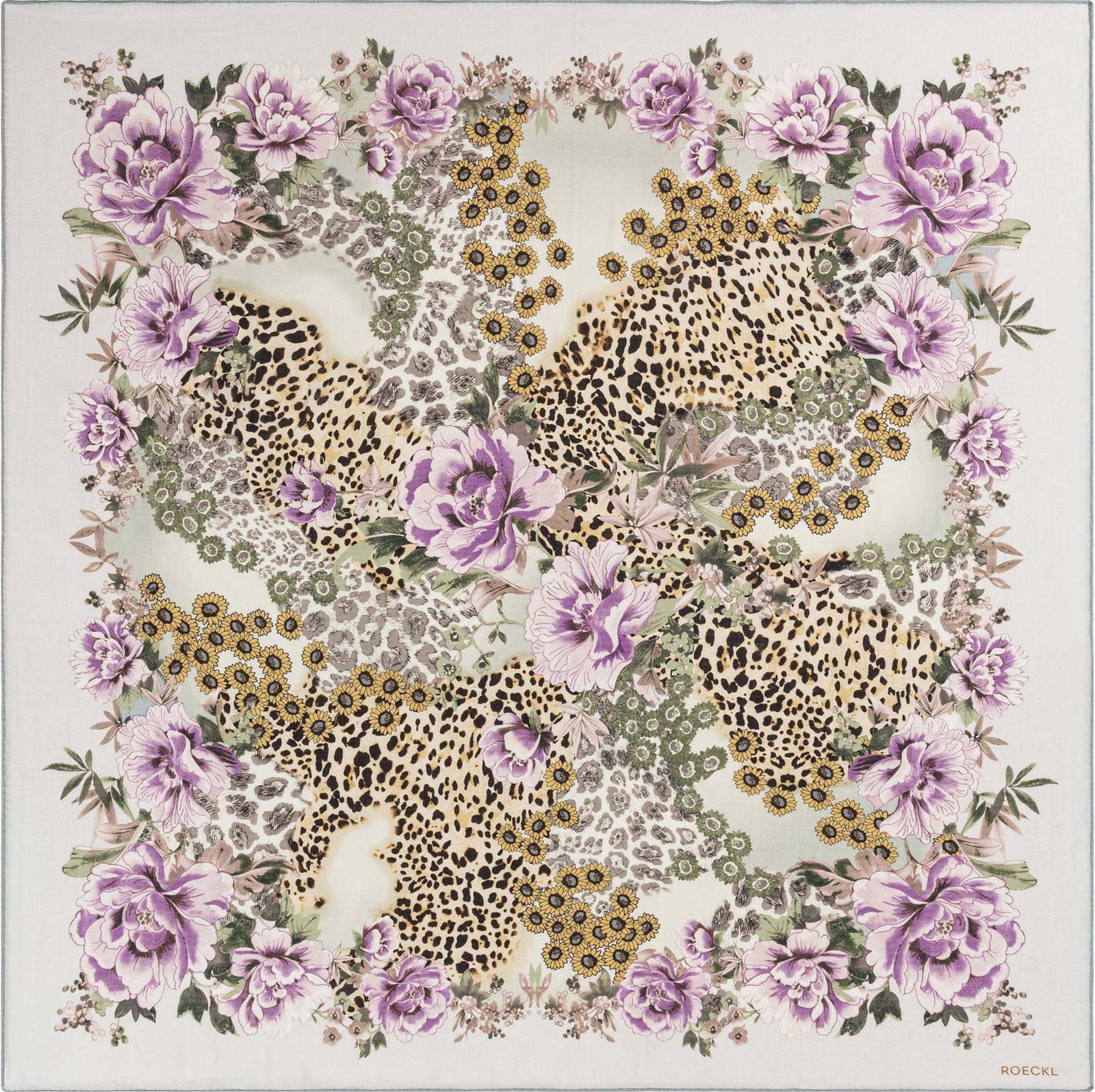 ROECKL Blooming Wilderness Scarf Multi Cashmere ROECKL Blooming Wilderness Scarf Multi Cashmere