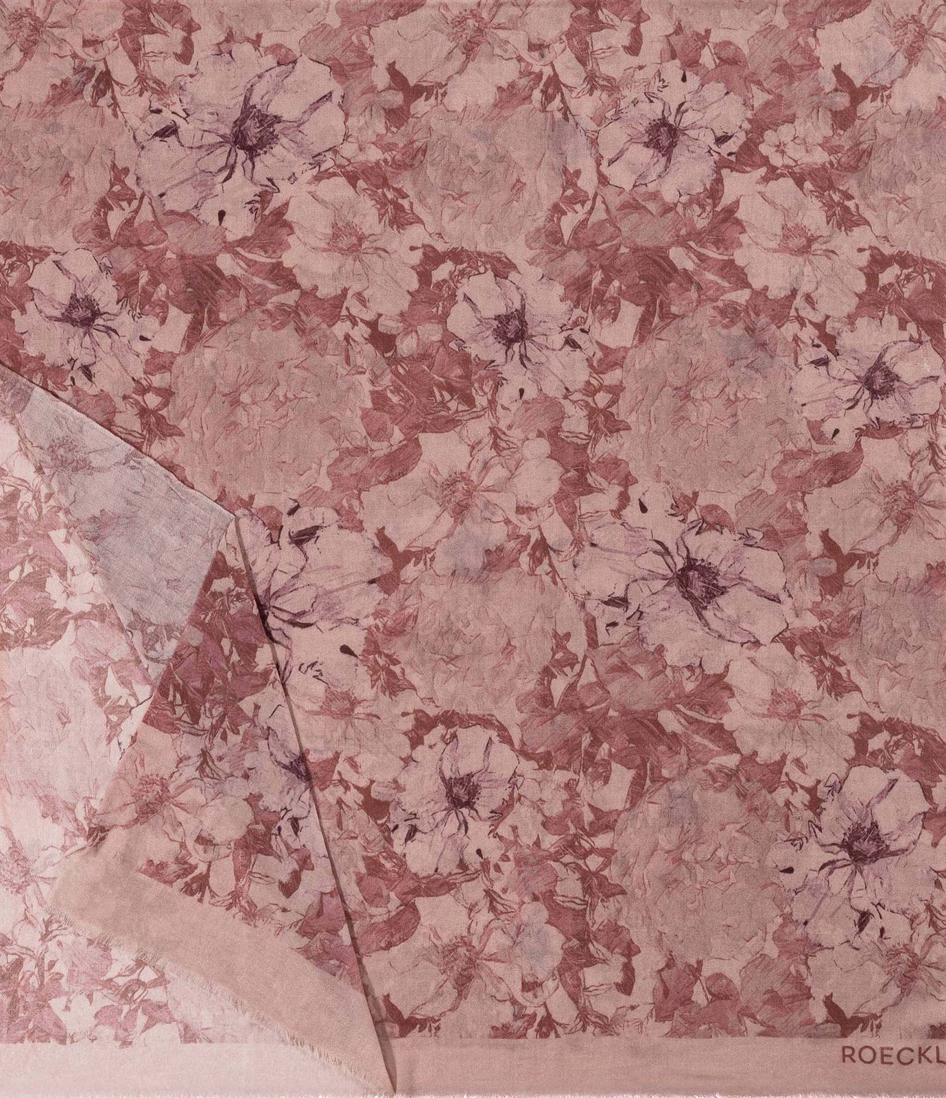 ROECKL Flower Wind Scarf Rose ROECKL Flower Wind Scarf Rose