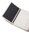 Lazarotti Bologna Leather Wallet With 8 Card Slots Cream