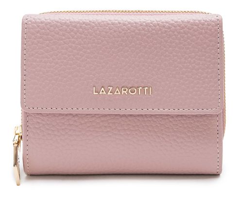 Lazarotti Bologna Leather Wallet With 8 Card Slots Rose Lazarotti Bologna Leather Wallet With 8 Card Slots Rose