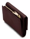 Lazarotti Bologna Leather Zip Wallet With 15 Card Slots M Burgundy