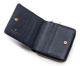 Lazarotti Bologna Leather Zip Wallet With 6 Card Slots Navy