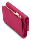 Lazarotti Bologna Leather Zip Wallet With 15 Card Slots M Hot Pink