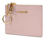 Lazarotti Bologna Leather Zip Etui 4 Card Slots Rose