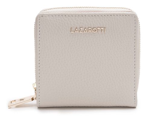 Lazarotti Bologna Leather Zip Wallet With 6 Card Slots Cream Lazarotti Bologna Leather Zip Wallet With 6 Card Slots Cream