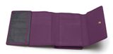 Lazarotti Bologna Leather Zip Wallet With 15 Card Slots M Purple