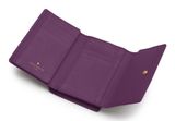 Lazarotti Bologna Leather Zip Wallet With 15 Card Slots M Purple