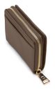 Lazarotti Bologna Leather Zip Wallet With 6 Card Slots Taupe