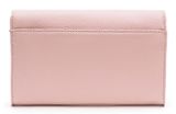 Lazarotti Bologna Leather Clutch Rose