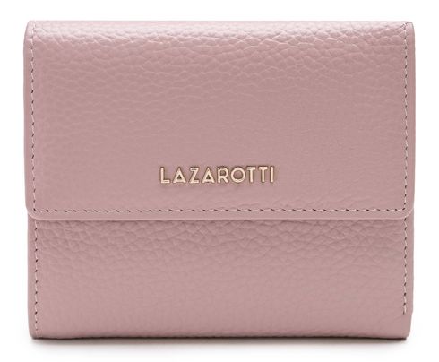 Lazarotti Bologna Leather Wallet With 8 Card Slots Pink