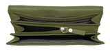 Lazarotti Bologna Leather Wallet With 12 Card Slots Olive
