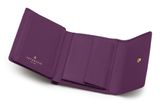 Lazarotti Bologna Leather Wallet With 8 Card Slots Purple