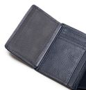Lazarotti Bologna Leather Wallet With 8 Card Slots Navy