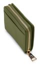Lazarotti Bologna Leather Zip Wallet With 6 Card Slots Olive