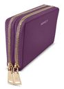 Lazarotti Bologna Leather Double Zip Around Wallet Purple Lazarotti Bologna Leather Double Zip Around Wallet Purple