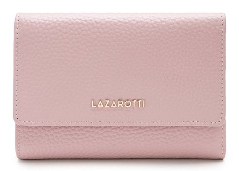 Lazarotti Bologna Leather Zip Wallet With 15 Card Slots M Pink