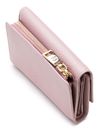 Lazarotti Bologna Leather Zip Wallet With 15 Card Slots M Pink
