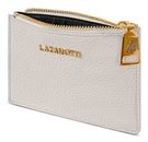 Lazarotti Bologna Leather Zip Etui 4 Card Slots Cream
