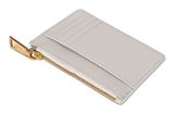Lazarotti Bologna Leather Zip Etui 4 Card Slots Cream